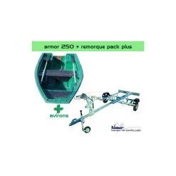 Barque Armor 250 + Remorque Pack Plus