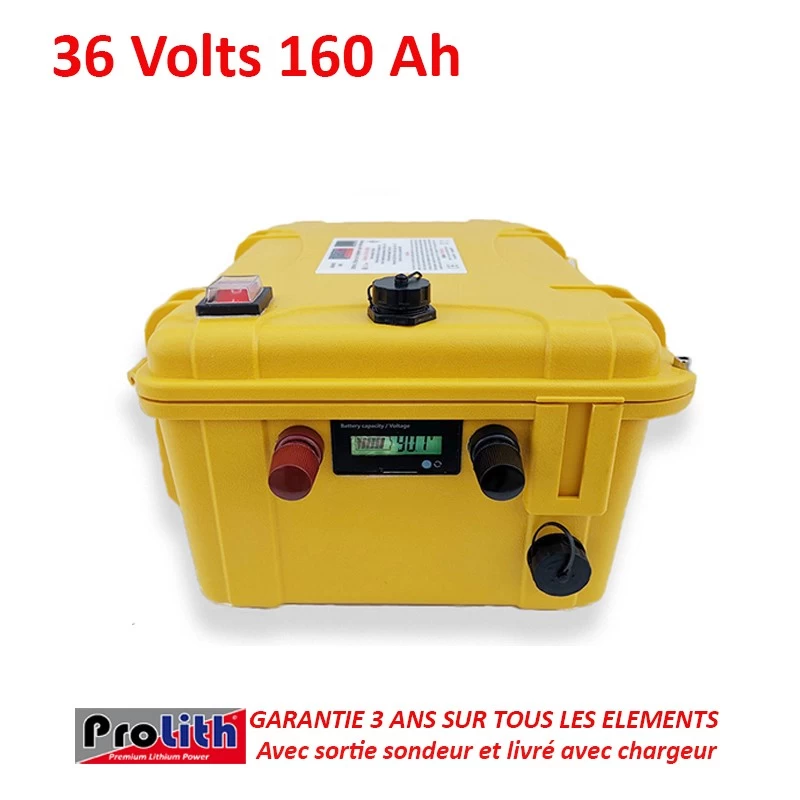 Batterie PROLITH PLPR 36 VOLTS 160 Ah Avec Sortie Sondeur. – Image 2