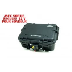 Batterie SH.Lithium 12V 50A Avec Sortie Régulée 12V Pour Sondeur