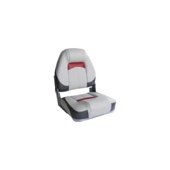 Fauteuil Kimple Rouge Et Gris
