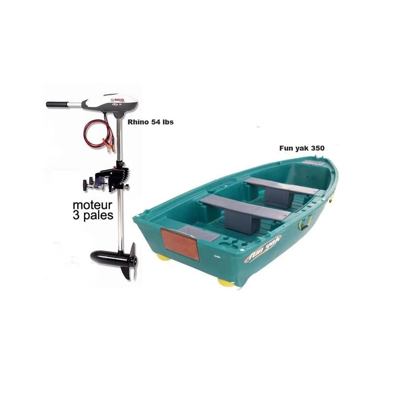 Fun Yak 350 + Rhino 54 Lbs