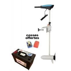 Pack Moteur Electrique Savage Gear Thruster SW 12V - 55lbs Batterie Yuasa 120 Ah