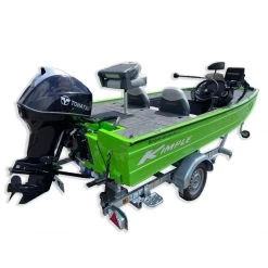 Pack Barque Kimple 438 Kingfisher REMORQUE TOHATSU 50CV TERROVA 55 LBS