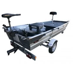 Pack Barque Aluminium Kimple 370 Angler Avec Plateforme