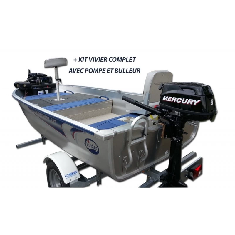 PACK Linder 355 Sportsman Complet + Kit Vivier