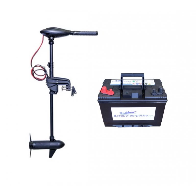 Pack Moteur Osapian 40 Lbs + Batterie Marine 120ah