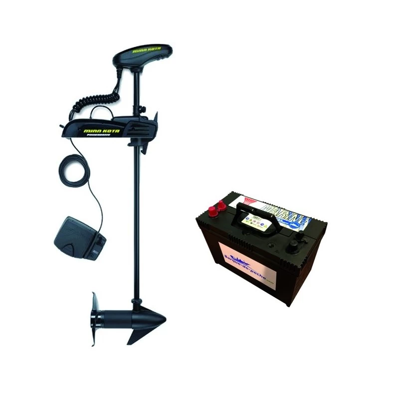 Pack Moteur Terrova 55 BT IPilot BT 137cm + Batterie 120 Ah