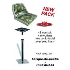 Pack Siège Camouflage Et Pied Fixe Acier