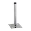 Pied Fixe Inox à Platine Carrée
