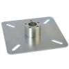 Platine Carrée Pour Pieds Sur Tige-vis Pike 'n'Bass Acier