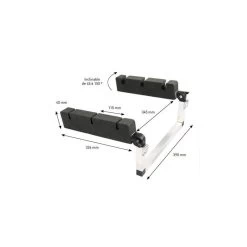 Porte Cannes Float Tube Inclinable Alu-mousse