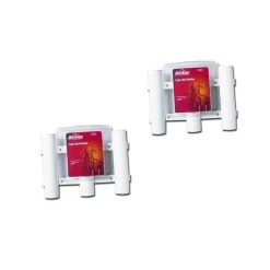 Paire Supports De Cannes à Tube BERKLEY Blancs